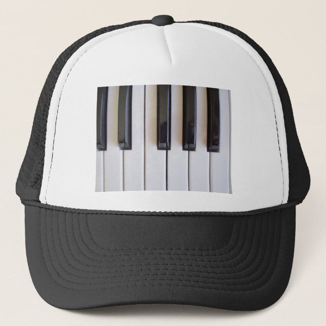 Piano Music Trucker Hat (Front)