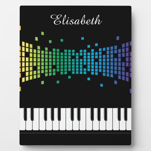 Piano Musical Instrument Music lovers Plaque (Front)