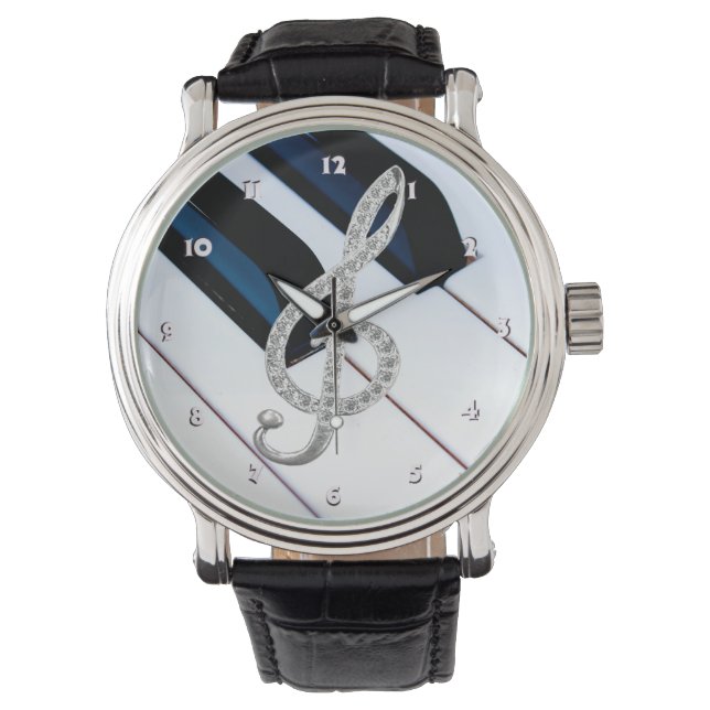 Piano musical symbol watch (Front)