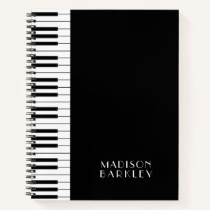 Piano Musician Music Teacher Notebook