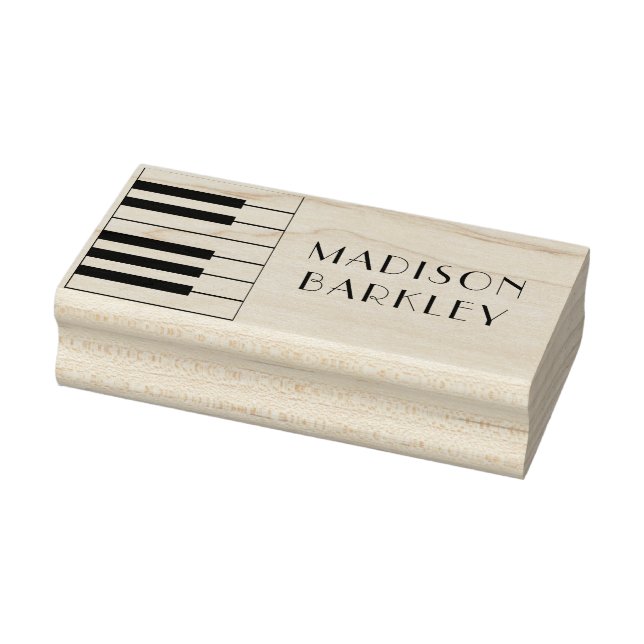 Piano Musician Music Teacher Rubber Stamp (Stamp)