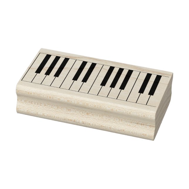 Piano Musician Music Teacher Rubber Stamp (Stamp)