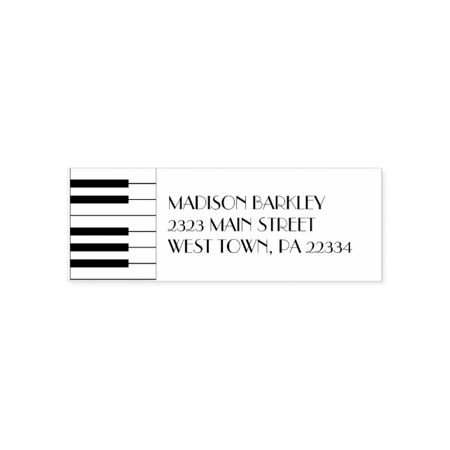 Piano Musician Music Teacher Self-inking Stamp (Design)