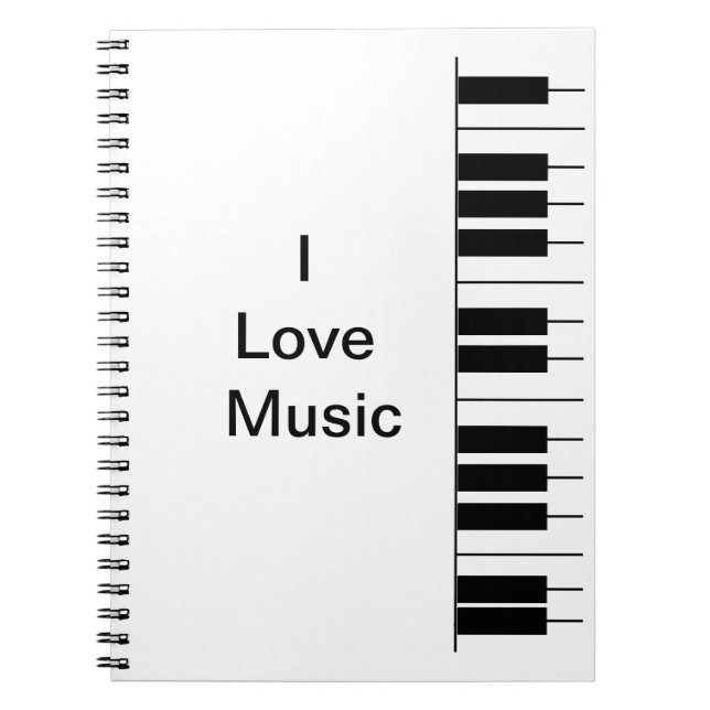 "Piano" Notebook (Front)