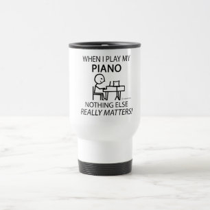 Piano Nothing Else Matters Travel Mug