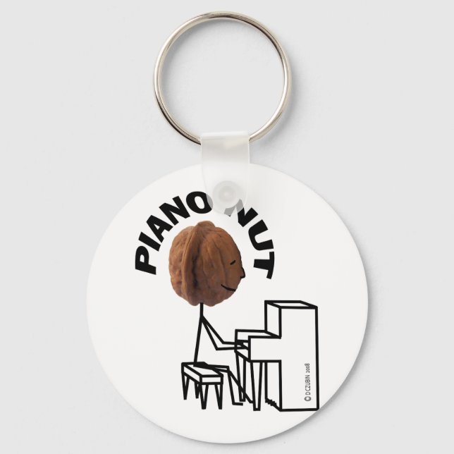 Piano Nut Key Ring (Front)