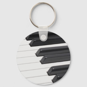Piano or Organ Keyboard Keys Key Ring
