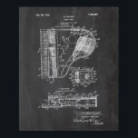 Piano Patent Poster<br><div class="desc">Piano Patent</div>