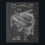 Piano Patent Poster<br><div class="desc">Piano Patent</div>