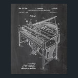 Piano Patent Poster<br><div class="desc">Piano Patent</div>