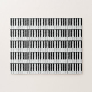 Piano pattern jigsaw puzzle