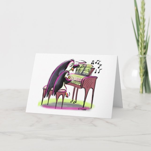 pIaNo pEnGuInS Card (Front)