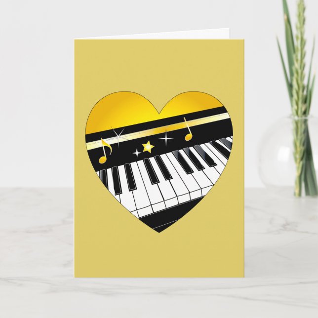 Piano Performance or Recital Congratulations Card (Front)