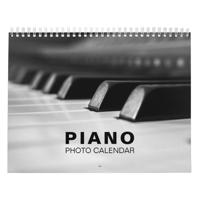 Piano Photo Wall Calendar (Cover)