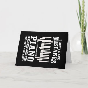 Piano Pianist Gift Card