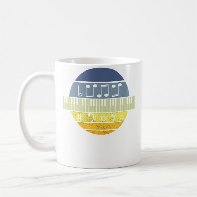 Piano Piano Coffee Mug (Left)
