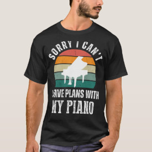 Piano Plans Tee: Key into Humour & Musical Eleganc T-Shirt