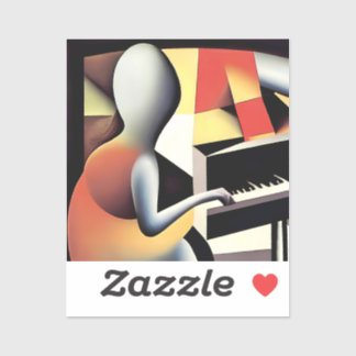 Piano Player - Airbrush Art
