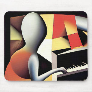 Piano Player - Airbrush Art Mouse Mat