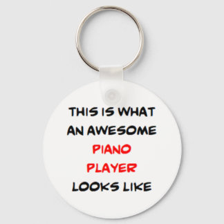 piano player, awesome key ring