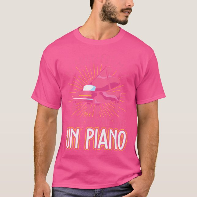 Piano Player Gift For Girls Classic Music Piano T-Shirt (Front)