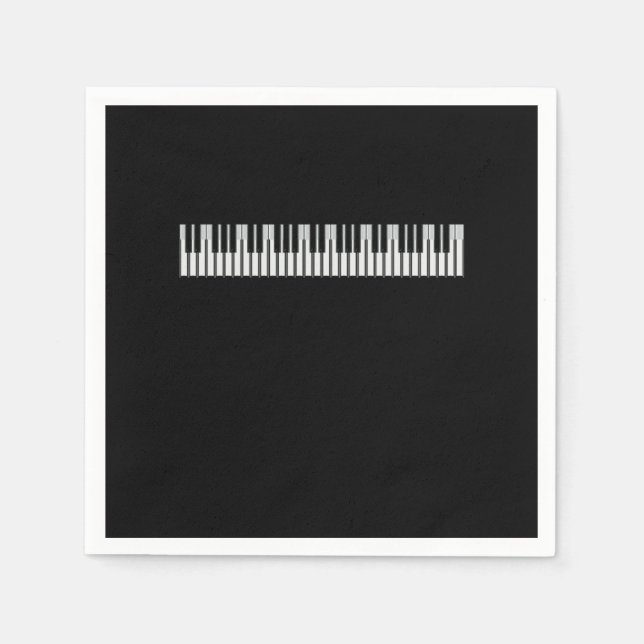 Piano Player Grand Piano Keyboards Musician Gift Napkin (Front)