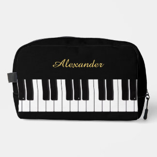 Piano Player Keyboard Personalised Pianist Dopp Kit