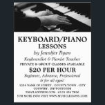 Piano Player, Keyboard, Piano Lessons Flyer<br><div class="desc">Piano Player,  Keyboard,  Piano Lessons Advertising Flyers By The Business Card Store.</div>