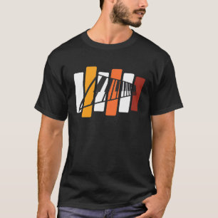 Piano Player Keyboardist Gift Retro Keyboard T-Shirt