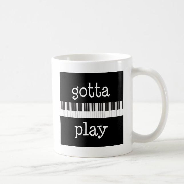 Piano Player Mug (Right)