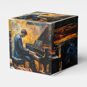 Piano Player - Oil Painting Favour Box