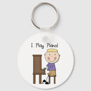 Piano Player Tshirts and Gifts Key Ring