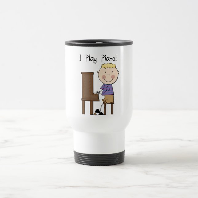 Piano Player Tshirts and Gifts Travel Mug (Center)