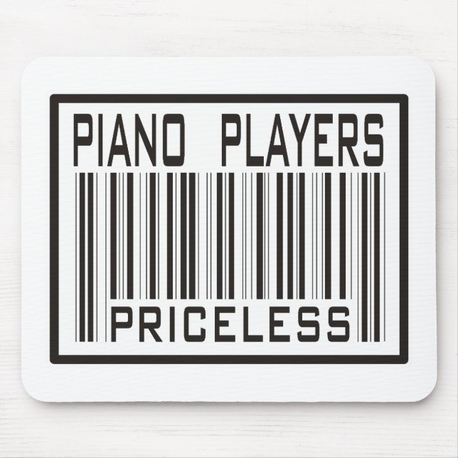 Piano Players Priceless Mouse Mat (Front)
