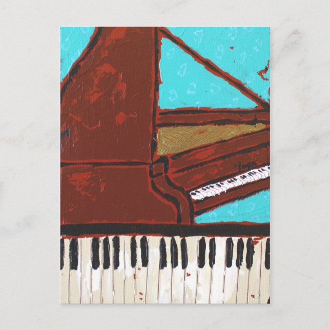 Piano postcard (Front)