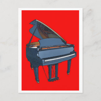 Piano Postcard