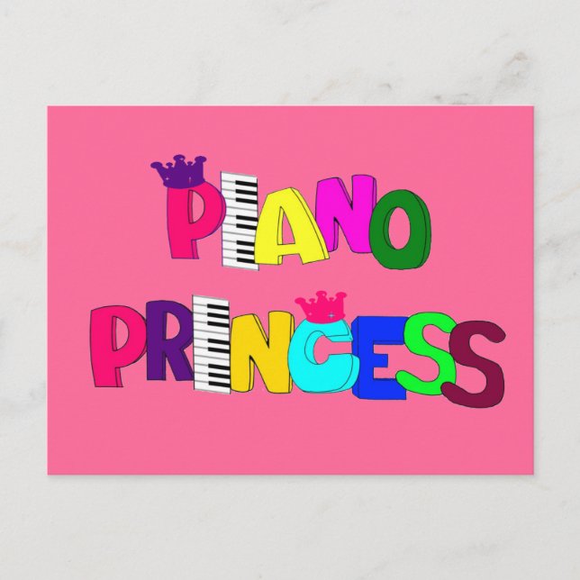 Piano Princess Card (Front)