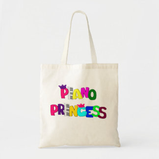 Piano Princess Tote Bag