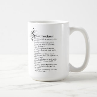 Piano Problems List Coffee Mug