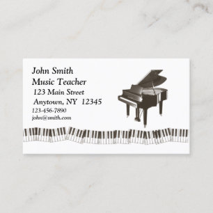 Piano Profile Card