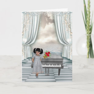 Piano Recital Congratuations for young girl Card