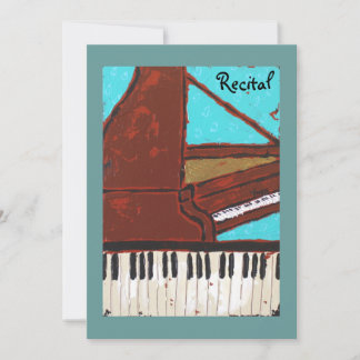 Piano Recital invitation