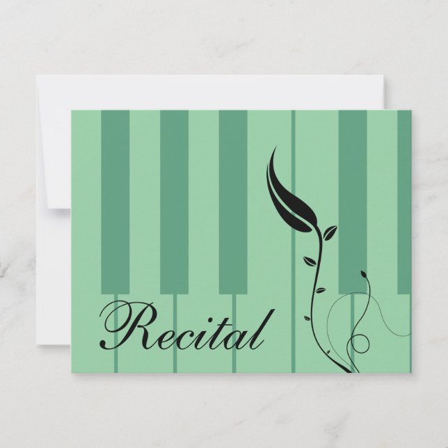 Piano Recital Invitation (Front)
