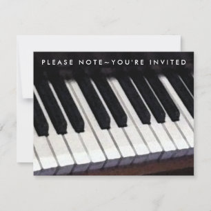 Piano Recital Invitations