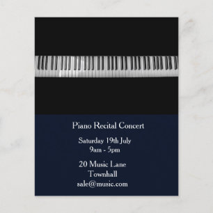 Piano Recital music performance Flyer