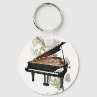 Piano -Romantic Music- Keychain