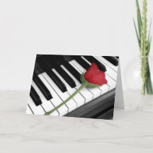 Piano & rose tinted