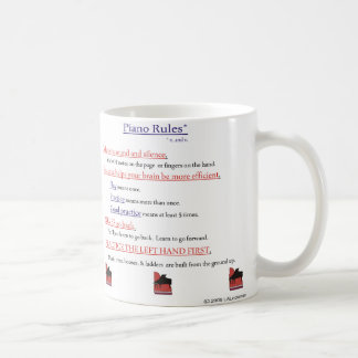 Piano Rules Coffee Mug