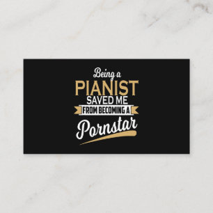 Piano Saved Me Business Card