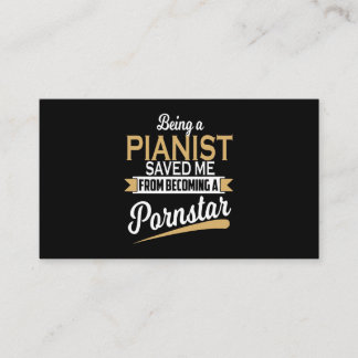 Piano Saved Me Business Card